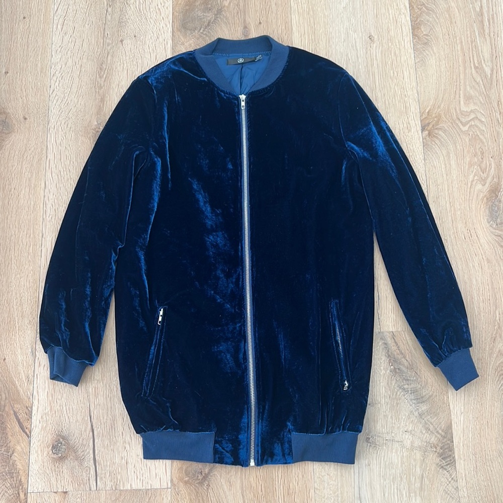 Blue Velvet Cardigan